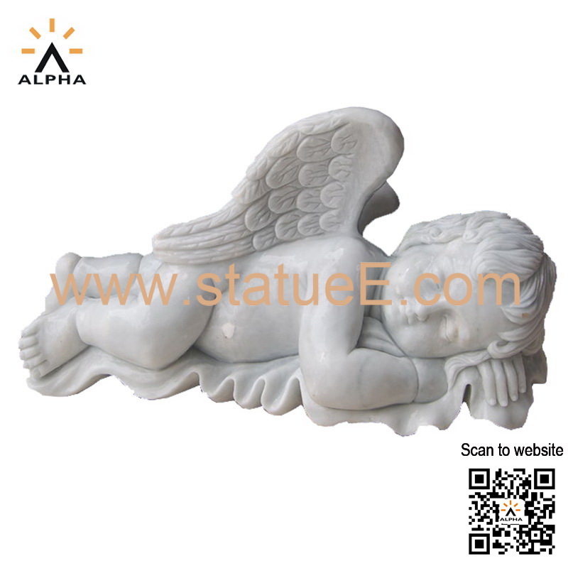 Sleeping angel statue